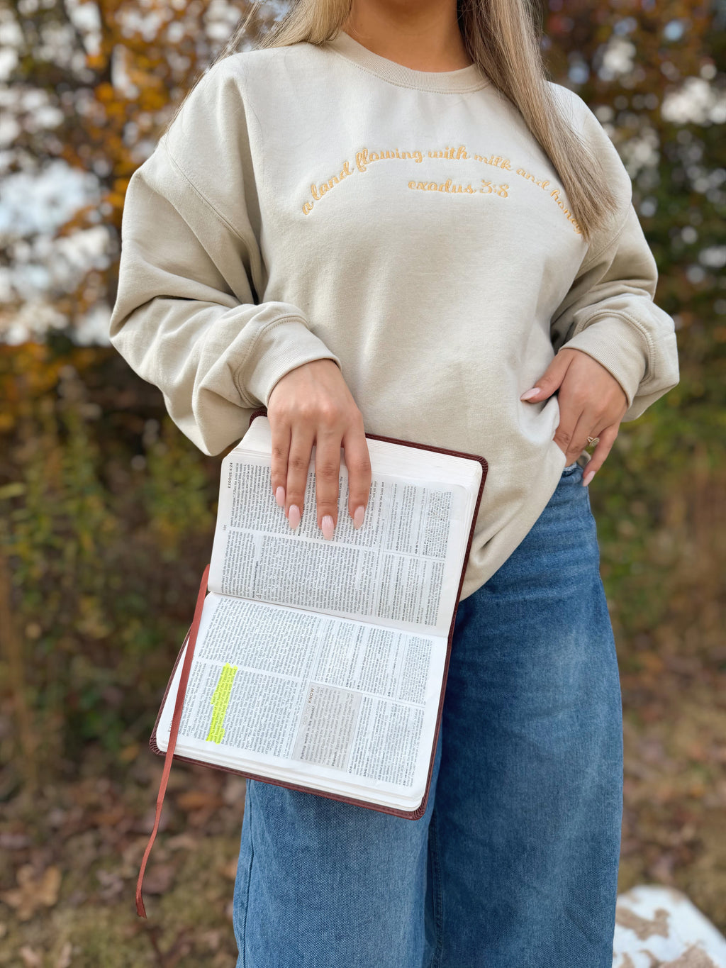 The Land Flowing Crewneck