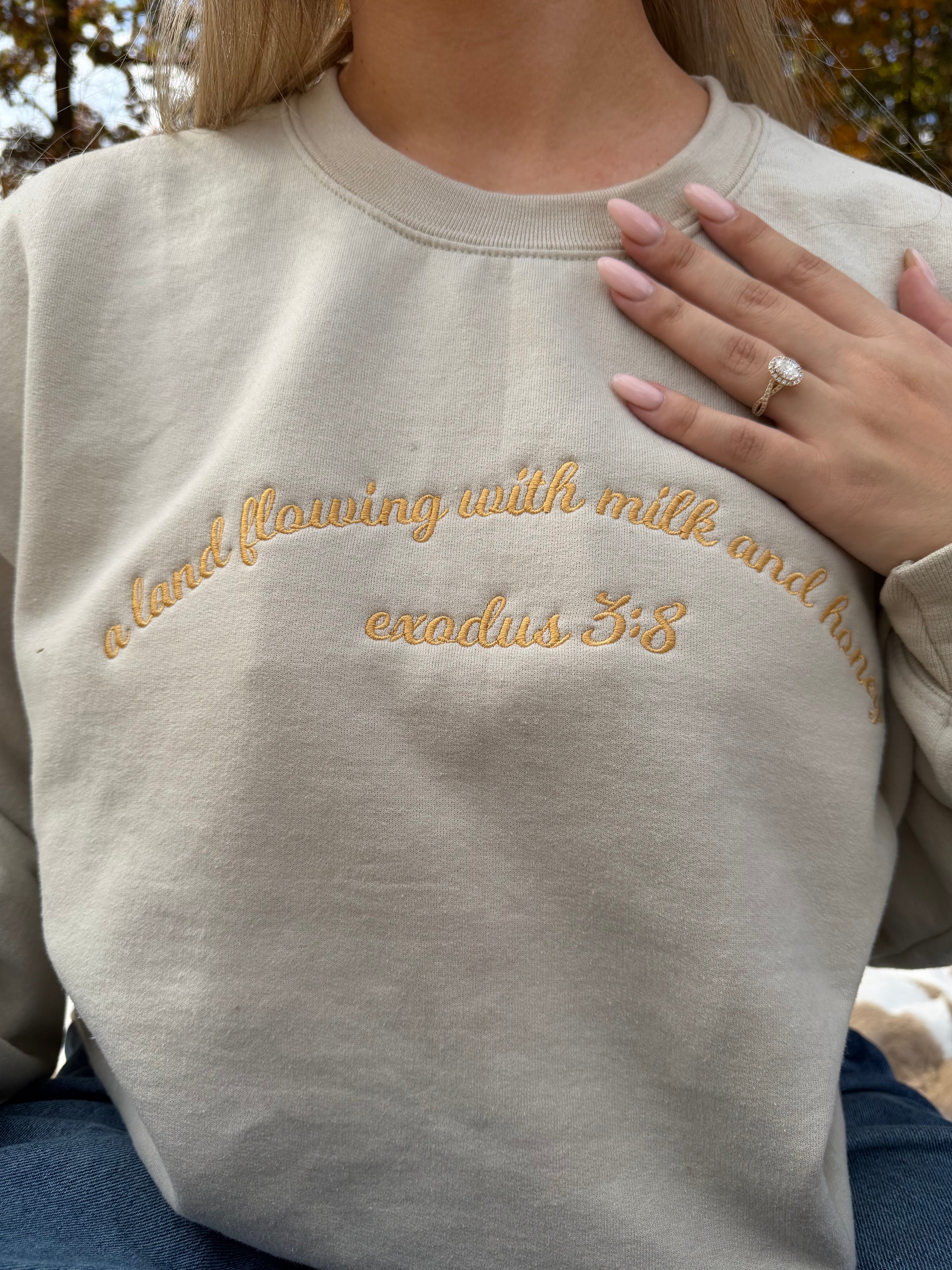 The Land Flowing Crewneck