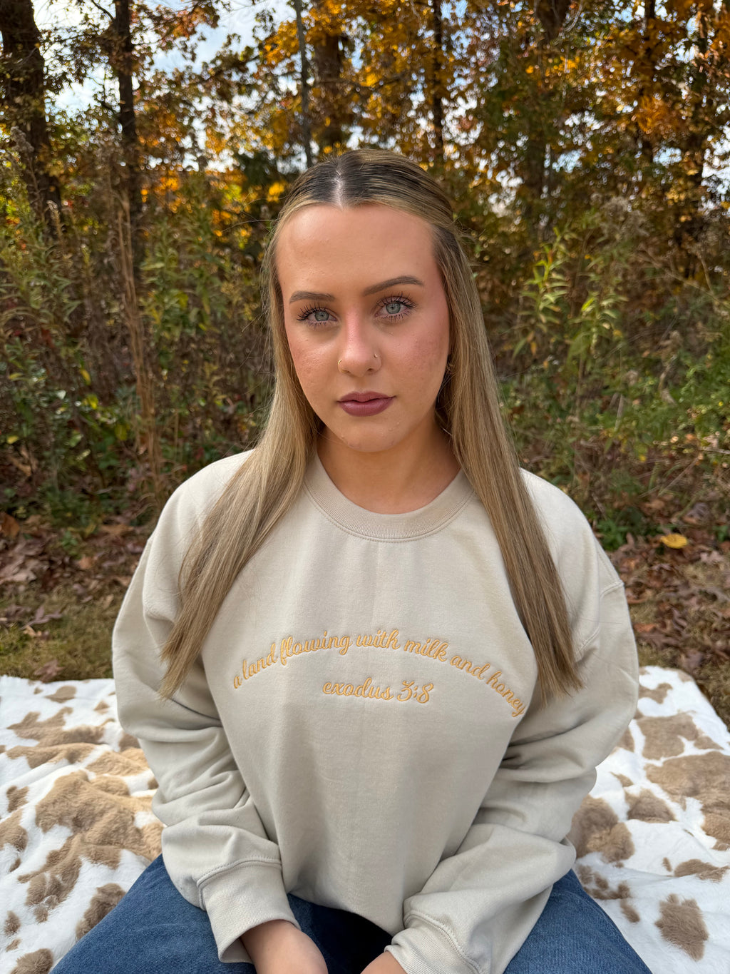The Land Flowing Crewneck